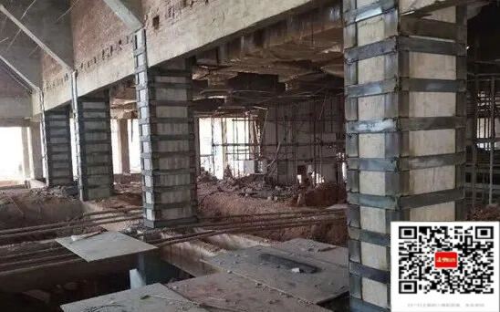 柱子外乌拉特后包钢加固